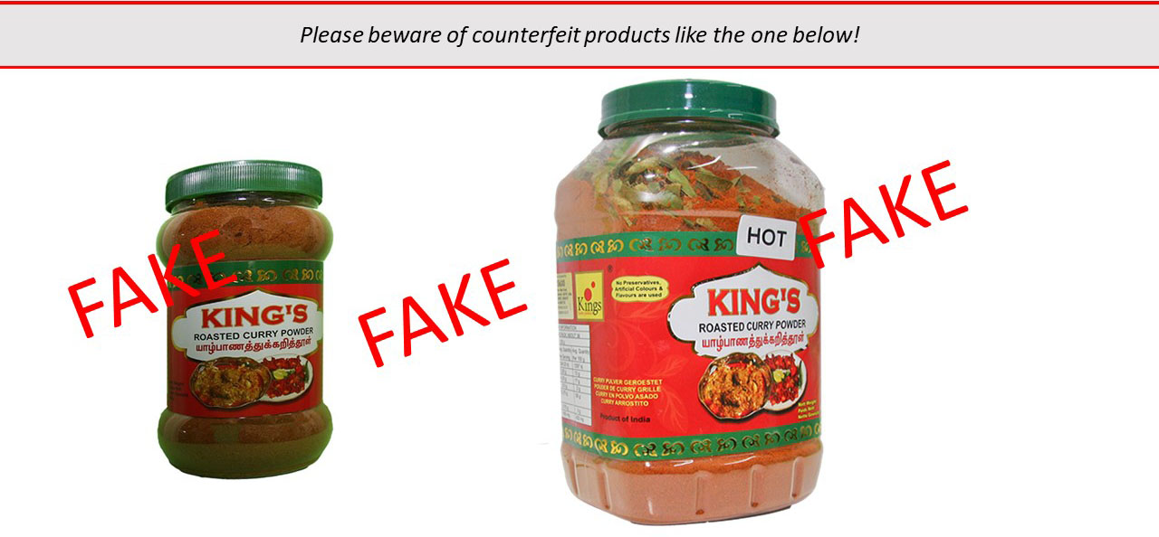 Kings Curry Powder 900g Bottle